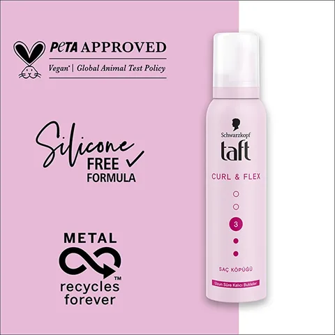 Taft Curl & Flex Hair Mousse 150 ml