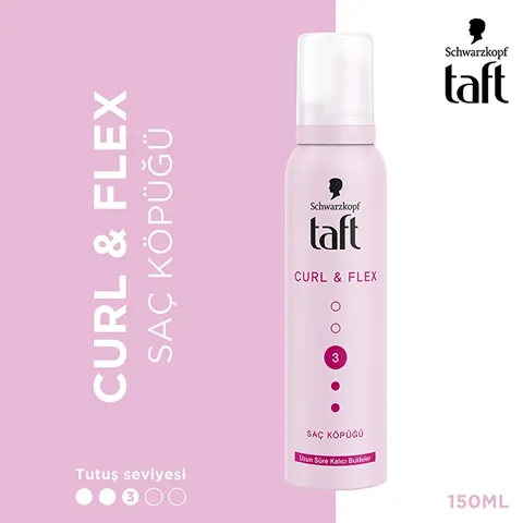 Taft Curl & Flex Hair Mousse 150 ml