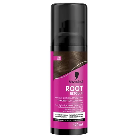 Root Retoucher صبغة شعر روت ريتوشر أسود 120 مل