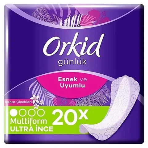Orkid فوط أوركيد اليومية برائحة زهور الربيع ٢٠ قطعة