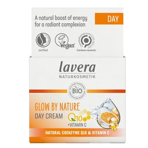 Lavera Glow Tagescreme 50ml - Natürliche Hydratation &amp; Strahlkraft