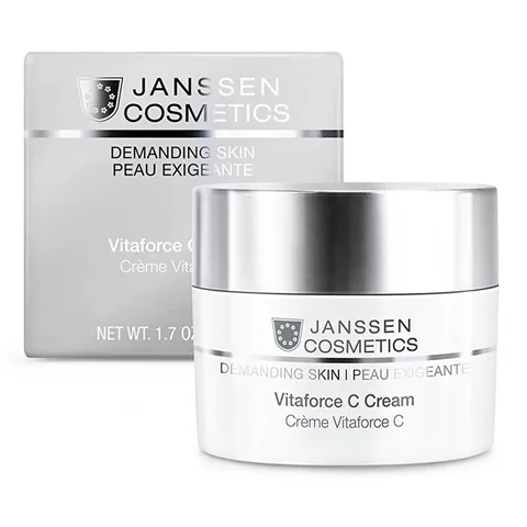 Крем с витамином C для синтеза коллагена и эластина 50 мл от Janssen Cosmetics