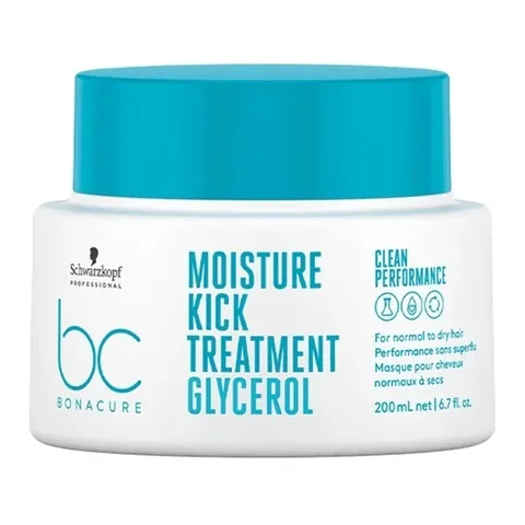 Bonacure Clean Moisture Vegane Haarkur für trockene lockige Haare 200ml