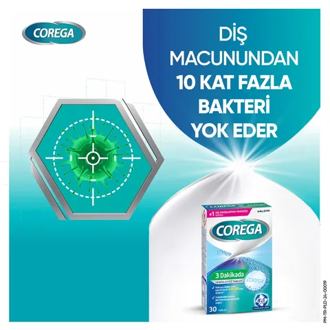 Corega Denture Cleaner Tablet (30 Tablet)