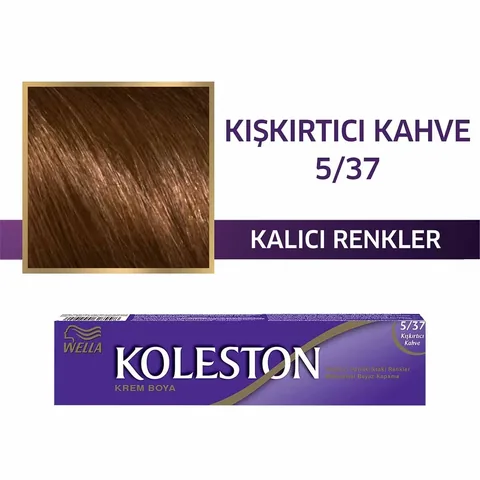 Koleston صبغة شعر كولستون تيوب بني مثير 5/37، قطعة واحدة