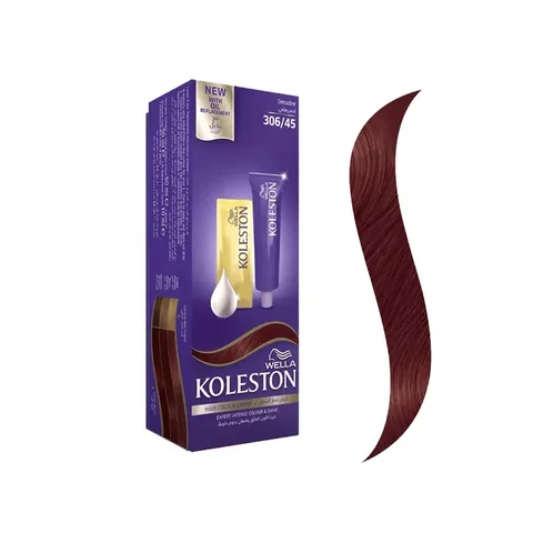 Крем для волос Wella Koleston с маслом 306/45 Гранатовый красный 50мл