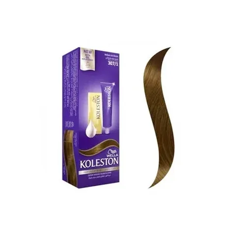 Крем для волос Wella Koleston с масляной заменой 307/1 Пепельный серый 50 мл