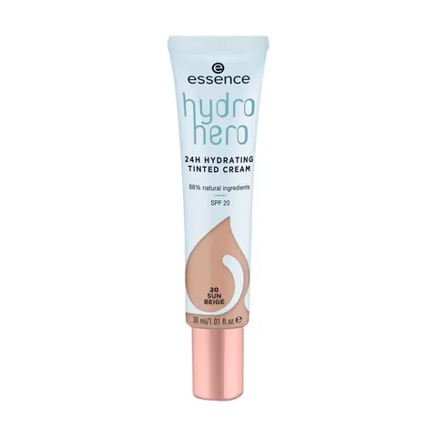 Essence Hydro Hero 24H Tönende Creme, SPF 15, Feuchtigkeitsspendende BB-Creme