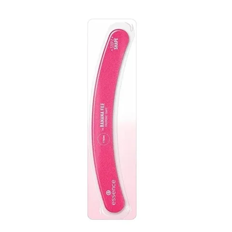Essence Bananen-Rasp-Nagelfeile - Ergonomisches Design, Doppelkörnung