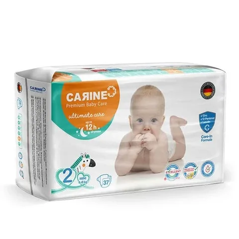 Подгузники Carine Premium для новорожденных размер 2 - Мини 37 шт