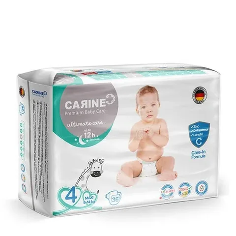 Carine Premium Baby Diaper Size 4 - Maxi 36 pcs