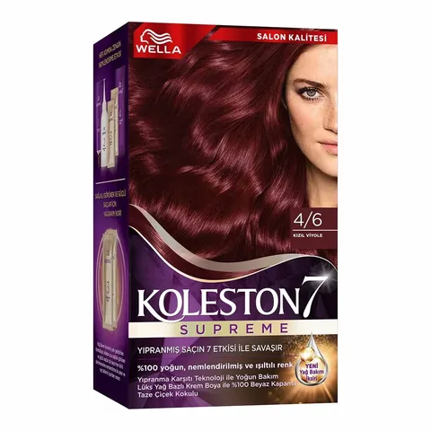 Koleston صبغة شعر كولستون ويلا سوبريم 4/6 أحمر بنفسجي 1 قطعة