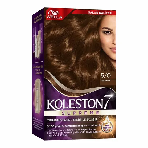 Wella Koleston Supreme 5/0 Hellbraun Haarfärbeset