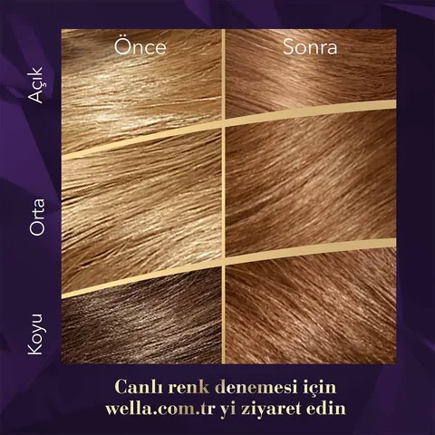Wella Koleston Supreme 7/77 Schimmerndes Braun Haarfärbeset