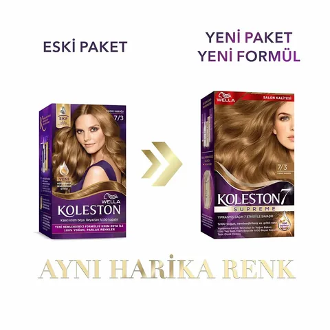 Wella Koleston صبغة شعر ويلا كولستون سوبريم 7/3 قشر البندق