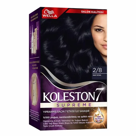 Wella Koleston Supreme 2/8 Blau Schwarz Haarfärbeset