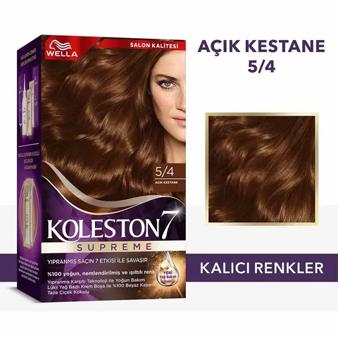 Wella Koleston Supreme 5/4 Hellkastanien Haarfärbeset