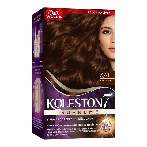 Wella Koleston Supreme 3/4 Dunkelbraun Haarfärbeset