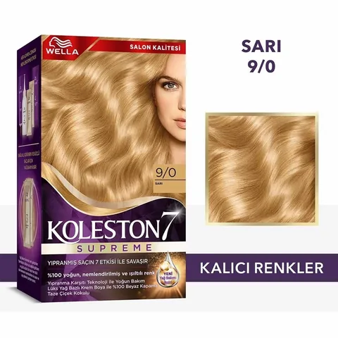 Wella Koleston صبغة شعر ويلا كولستون سوبريم 9/0 أشقر