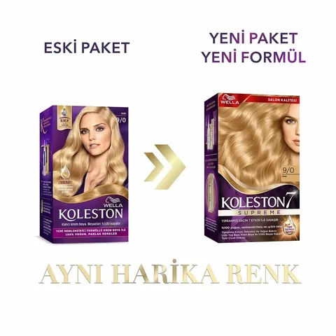 Wella Koleston صبغة شعر ويلا كولستون سوبريم 9/0 أشقر