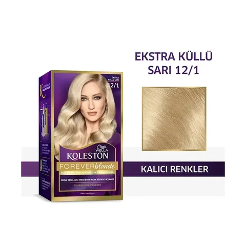 Teinture capillaire Koleston 121 Blond Cendré 218 ml