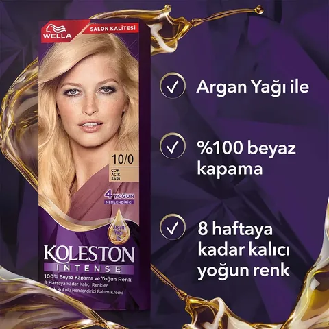 Wella Koleston Intense Hair Dye 10/0 very Light Blonde