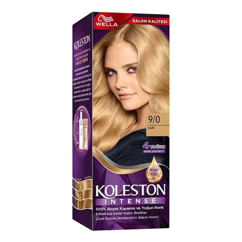 Краска для волос Wella Koleston Интенсивная 9/0 блондин