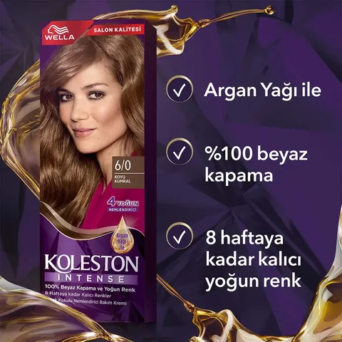 Wella Koleston صبغة شعر ويلا كوليستون المكثفة 6/0 أشقر غامق