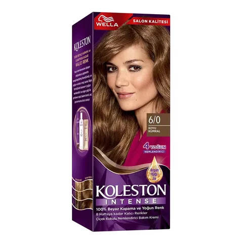 Краска для волос Wella Koleston Интенсивная 6/0 Темный блондин