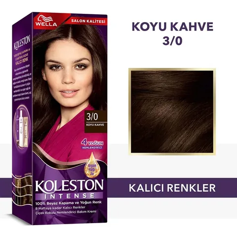 Wella Koleston صبغة شعر ويلا كوليستون المكثفة 3/0 بني غامق