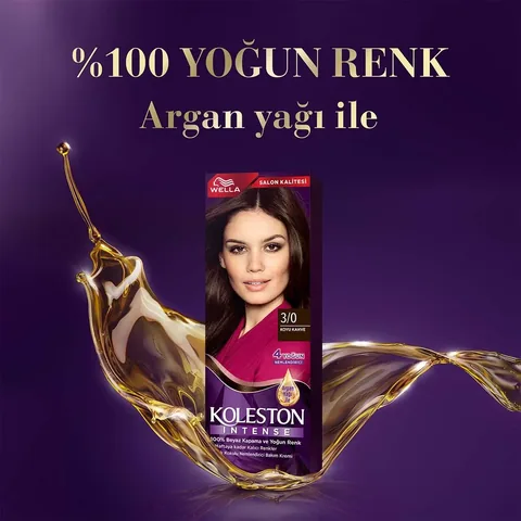 Wella Koleston صبغة شعر ويلا كوليستون المكثفة 3/0 بني غامق