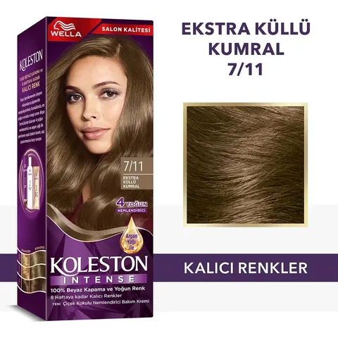 Wella Koleston صبغة شعر ويلا كولستون المكثفة 7/11 أشقر رمادي إضافي