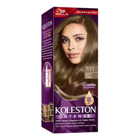 Краска для волос Wella Koleston Интенсивная 7/11 Экстра Пепельный Блондин