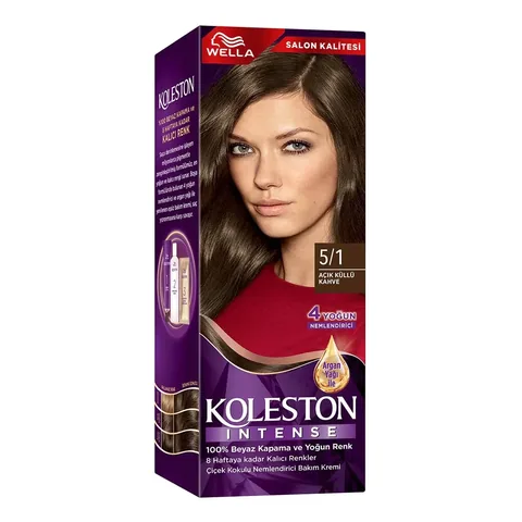 Краска для волос Wella Koleston Интенсивная 5/1 Светло-каштановый пепельный