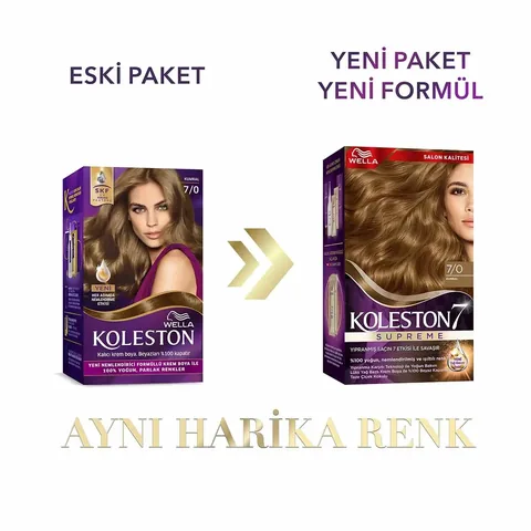 Wella Koleston Supreme Hair Dye 7/0 blonde