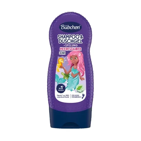 Bübchen Child Shampoo, Hair Conditioner and Shower Gel 3 in 1 Deniz Büyüsü 230 ml