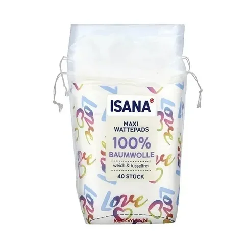 Isana أقراص قطنية من إيزانا ماكسي جولد 40 قرصًا