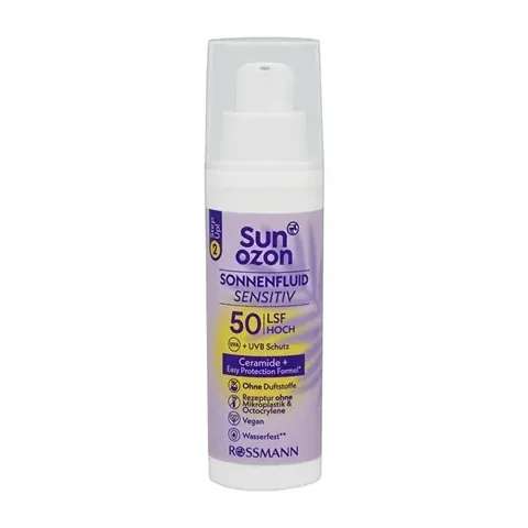 Sunozon Lila Vegane Gesichtscreme SPF 50 - 50ml