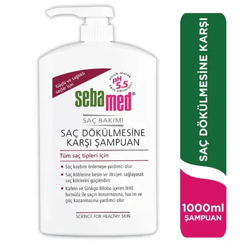 Укрепите волосы: Шампунь Sebamed против выпадения 1000 мл
