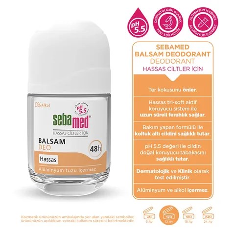Sebamed Deodorant Roll-On Balsam 50ml