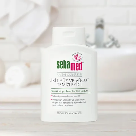 Sebamed جل سيباميد السائل لتنظيف الوجه والجسم 200 مل