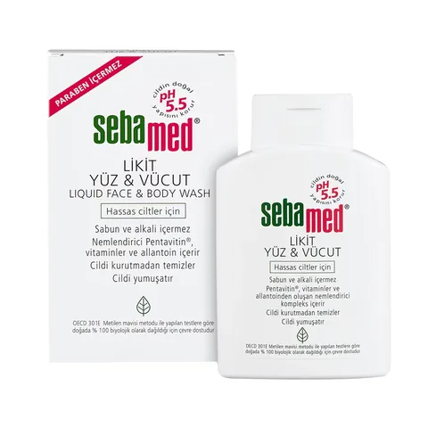 Sebamed جل سيباميد السائل لتنظيف الوجه والجسم 200 مل