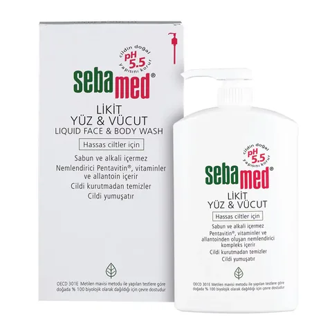 Sebamed Liquid Face and Body Cleansing Gel 1000 ml