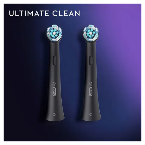 Oral-B iO Ultimate Clean Ersatzköpfe - 2er Pack Schwarz