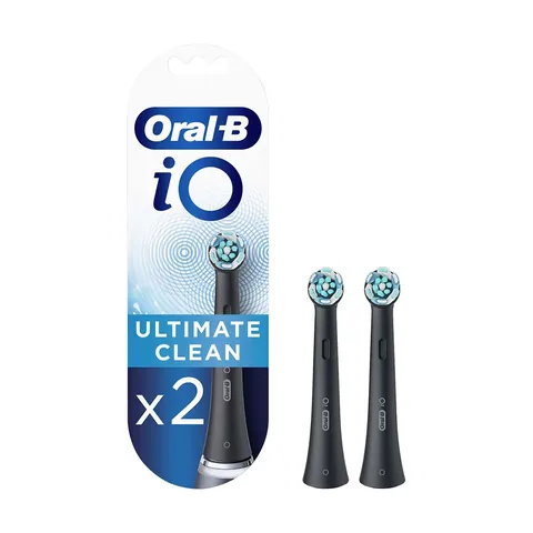 Oral-B iO Ultimate Clean Ersatzköpfe - 2er Pack Schwarz