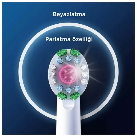 Oral-b White Toothbrush Replacement Head 2 pcs