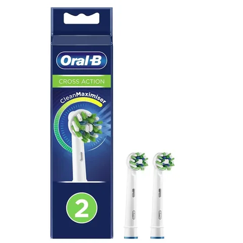 Oral-B رأس بديل لفرشاة الأسنان أورال-بي كروس أكشن 2