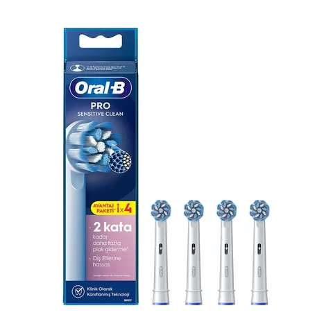 Oral-B Sensitiv Ultradünne Zahnbürstenköpfe - 4er Pack