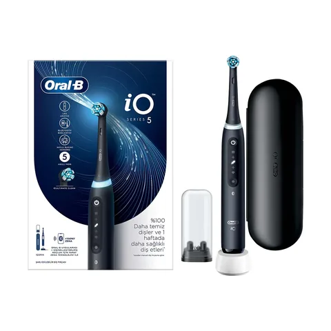 Oral-B iO5 Smart elektrische Zahnbürste - Wiederaufladbar & Effektiv