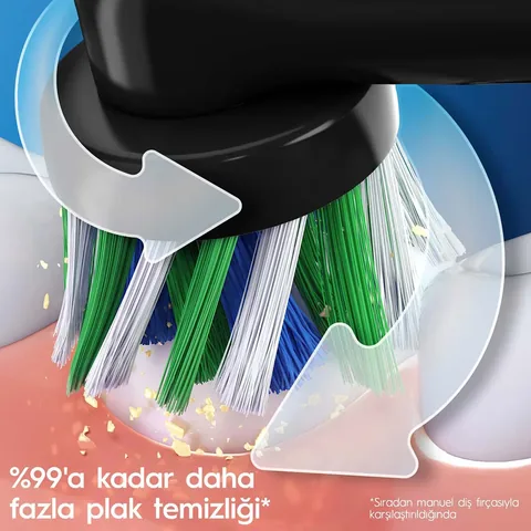 Oral-b Rechargeable/electric Toothbrush Vitality Pro 2-pack Black&amp;lilac Advantage Pack